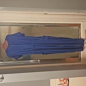 Blue pantsuit size xl nwot